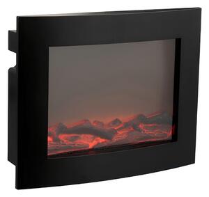 LED dekoracja nowoczesny kominek COZY WARM 40x50 cm, czarny