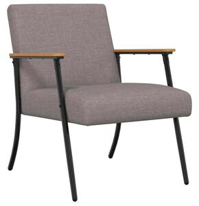 Nowoczesny fotel aksamitny w ciemnoszarym kolorze z ergonomicznym designem