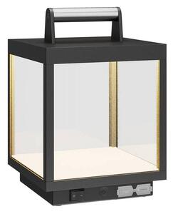 Lucande - Cube LED Portable Ogrodowe Lampa Stołowa Graphite