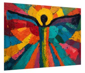 Obraz - Malowany anioł (70x50 cm)
