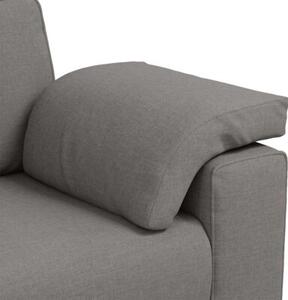 Sofa ciemnoszary 180 x 77 x 82 cm tkanina