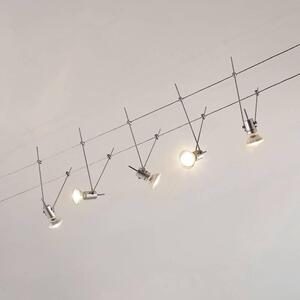 Lindby - Marno 5 Wire Spot/Lampa Sufitowa Chrome/Silver Lindby