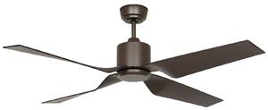 Wentylator sufitowy Eco Ventos, metal w kolorze brązowym, IP44, DC, WiFi – CasaFan, Eco Ventos, antyczny mosiądz, metal, nowoczesny