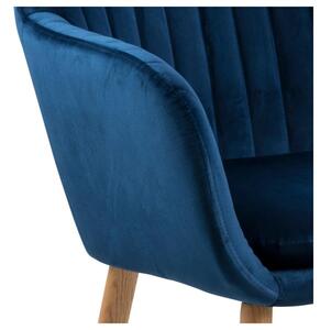 Ciemnoniebieskie krzesło Actona Emilia Vic