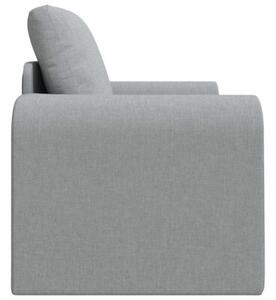 Sofa bed jasnoszary 98 x 71 x 83 cm tkanina