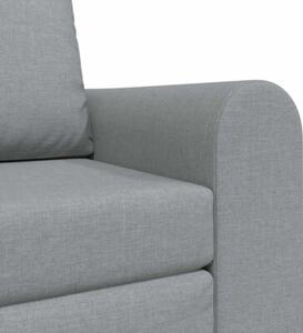 Sofa bed jasnoszary 98 x 71 x 83 cm tkanina