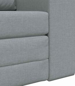 Sofa bed jasnoszary 98 x 71 x 83 cm tkanina