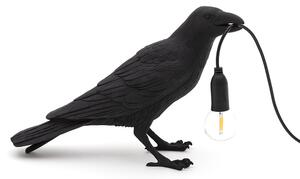 Seletti - Bird Lamp Waiting Lampa Stołowa Czarna