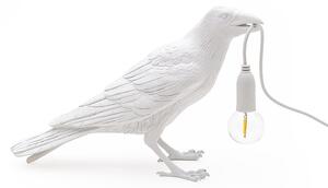 Seletti - Bird Lamp Waiting Lampa Stołowa Zewnętrzna Biała Seletti