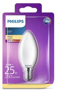 Philips - Żarówka LED 2,2W Szklana Świeca (250lm) E14