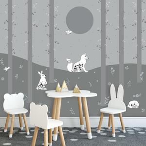 Fototapeta - Nocny las (196x136 cm)