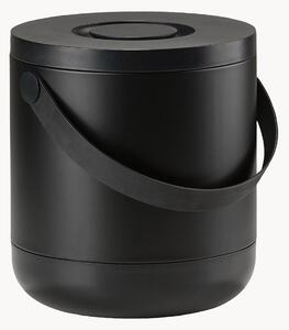 Kosz na śmieci z metalu z pedałem Circular Black