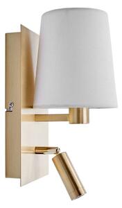 Lindby - Aiden Lampa Ścienna White/Antique Brass Lindby
