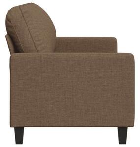Sofa 3-osobowa, brÄ zowa, 180 cm, tapicerowana tkaninÄ