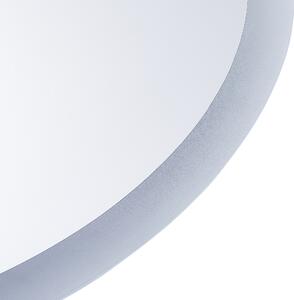 Lustro ścienne owalne 60x80 cm łazienkowe z LED włącznik dotykowy Viriat Beliani