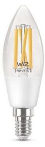 WiZ - Żarówka Smart TW 4,9W 470lm 2700-6500K Świeca Clear E14 WiZ