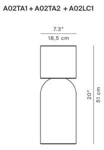 Luceplan - Nui A Lampa Ogrodowa Concrete