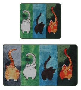 Dywaniki łazienkowe zestaw 2 szt. 60x100 cm Gatto Carino – Foutastic
