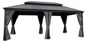 Pawilon Ogrodowy Premium Twardy Dach Altana Pergola 3.65X5.95 Corciano