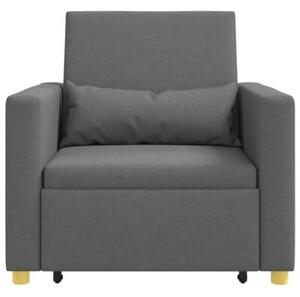 RozkÅadana sofa fotelowa 3-w-1 w ciemno szarym kolorze