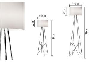 Flos - Ray F2 Lampa Podłogowa Szklana