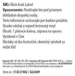 Vetro-plus Koło nadmuchiwane Łabądź, śr. 115 cm