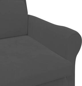 Fotel czarny 76 x 94 x 102 cm aksamit