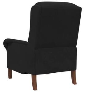 Fotel czarny 76 x 94 x 102 cm aksamit
