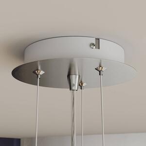 Lindby - Gunda LED Lampa Wisząca Opal/Nickel Lindby