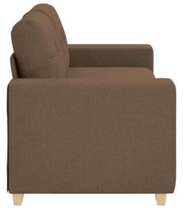 Sofa dwuosobowa, brÄ zowa, 180x77x82 cm, tkanina