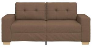 Sofa dwuosobowa, brÄ zowa, 180x77x82 cm, tkanina