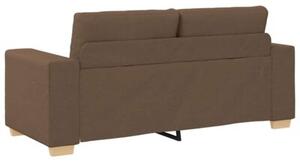 Sofa dwuosobowa, brÄ zowa, 180x77x82 cm, tkanina