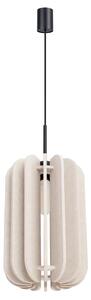 Beżowa wisząca lampa z filcu T7-E88