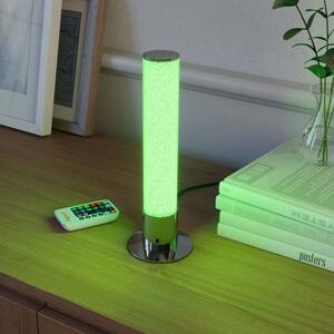 Lindby - Fria Lampa Stołowa Smart Home Transparent/Chrome
