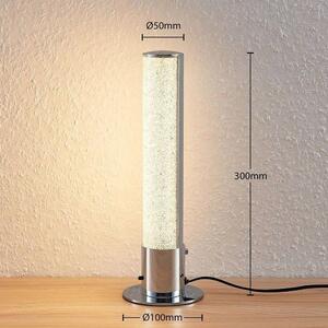 Lindby - Fria Lampa Stołowa Smart Home Transparent/Chrome Lindby