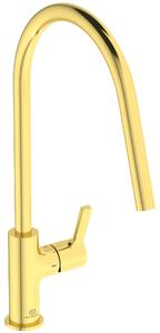 Ideal Standard - Bateria kuchenna Gusto z wysok, zaokrglon wylewk Zota matowa