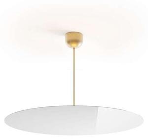 Luceplan - Milimetro Lampa Sufitowa H53 Ø85 Brass/Mirror Luceplan
