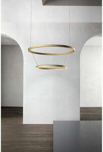 Luceplan - Compendium Circle LED Lampa Wisząca Ø72 Brass