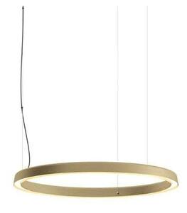 Luceplan - Compendium Circle LED Lampa Wisząca Ø72 Brass