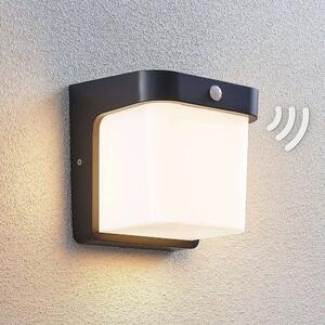 Lindby - Adenike LED Ścienna Lampa Ogrodowa w/Sensor Dark Grey Lindby