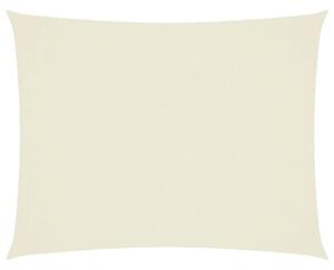 Prostokątny żagiel ogrodowy z tkaniny oxford, 2x3 m, kremowy