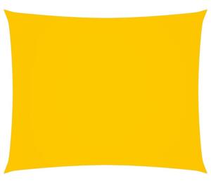 Prostokątny żagiel ogrodowy, tkanina oxford, 2,5x4,5 m, żółty