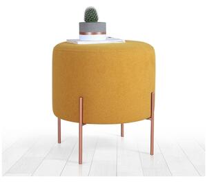 Musztardowy puf Copper – Artie
