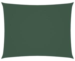 Prostokątny żagiel ogrodowy z tkaniny oxford, 6x8 m, zielony