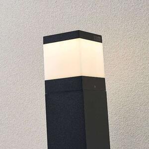 Lindby - Litas Square LED Lampa Ogrodowa Dark Grey Lindby