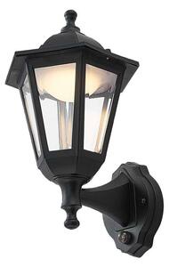 Lindby - Iavo LED Ścienna Lampa Ogrodowa w/Sensor Black/Clear Lindby