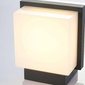 Lindby - Auron LED Ścienna Lampa Ogrodowa Dark Grey Lindby