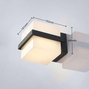 Lindby - Auron LED Ścienna Lampa Ogrodowa Dark Grey Lindby