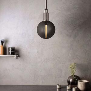 Buster+Punch - Forked Globe Lampa Wisząca Dim. Large Smoked/Steel Buster+Punch