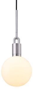 Buster+Punch - Forked Globe Lampa Wisząca Dim. Medium Opal/Steel Buster+Punch